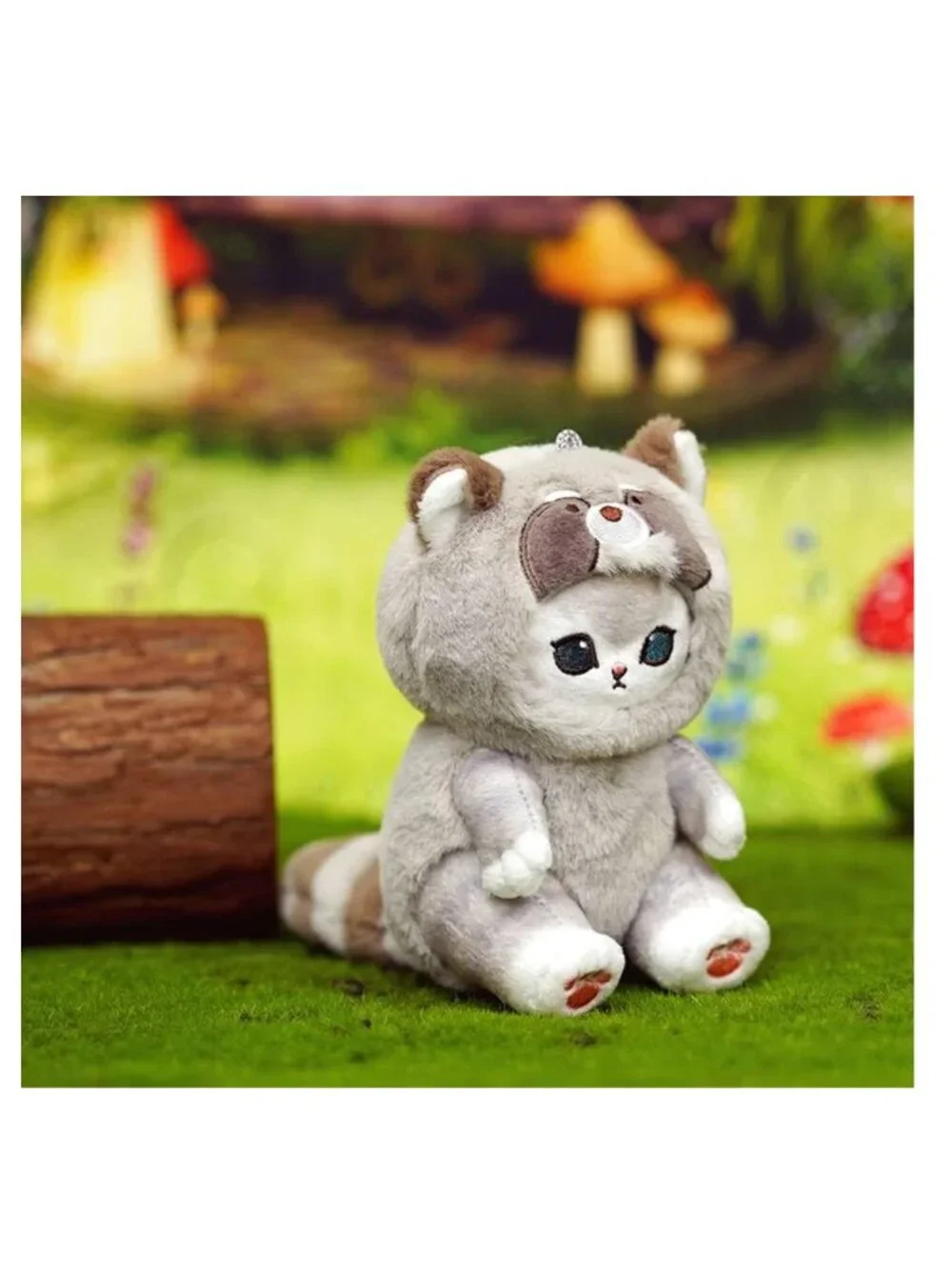 Cute Cat Plush Keychain Backpack Charm Gift